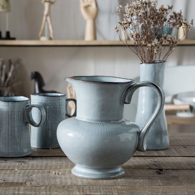 Ice Crackle Glaze Porcelain Tea Set for Cold Water