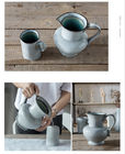 Ice Crackle Glaze Porcelain Tea Set for Cold Water