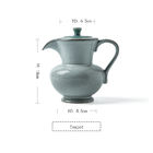 Household Ice Crackle Glaze Ceramic Teapot With Lid