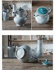 Household Ice Crackle Glaze Ceramic Teapot With Lid
