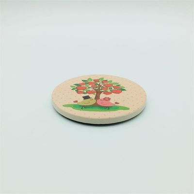 Cork Base Ceramic Absorbent Drink Coaster Non Slip