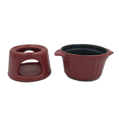 Sustainable Ceramic Fondue Set For Chocolate Cheese