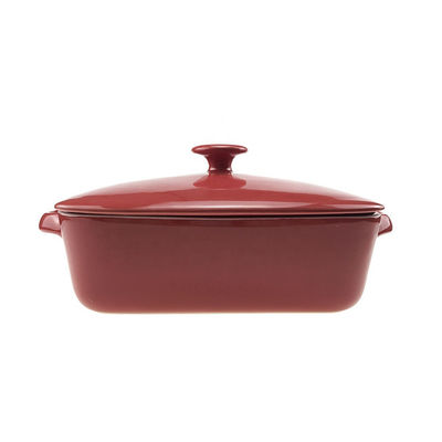 Rectangular Ceramic Casserole Dish Set Bakeware Dish With Lid