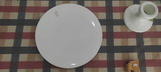 Ceramic Cheese Wedding Cake Stand White Round