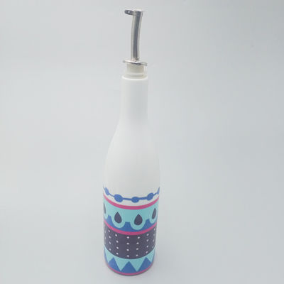 Oil Vinegar Ceramic Bottle Dispenser For Home Hotel Restaurant