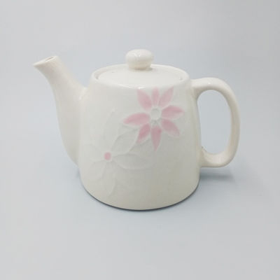 Hand Painted Glazed Earthenware Teapot Wih Spout