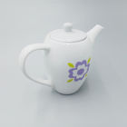 Decal Glazed Earthenware Teapot With Lid