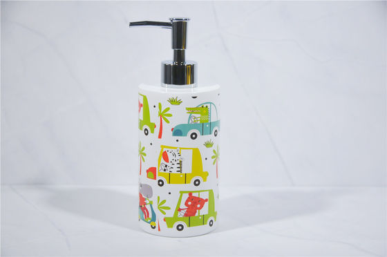 Decal Glaze Bathroom Accessories Set Ceramic