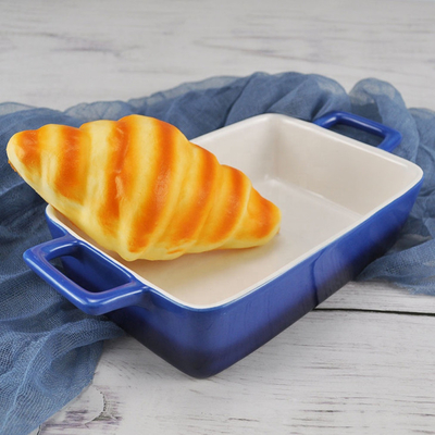 Healthy Rectangular Shaped Bakeware Casserole Dish Ceramic Oven Baking Pan Set