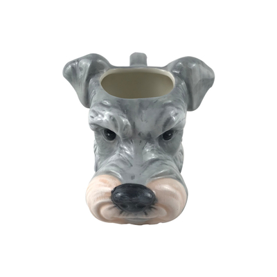 Cute 3d Animal Face Dog Ceramic Coffee Mug Customized Hand Painted