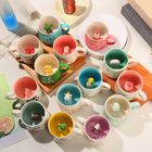 Creative Ceramic Glaze Coffee Mug 3D Relief Animal Ceramic Cups