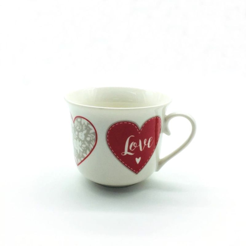 Colorful 300ml 10Oz Ceramic Coffee Mugs , Fine Bone China Coffee Mugs