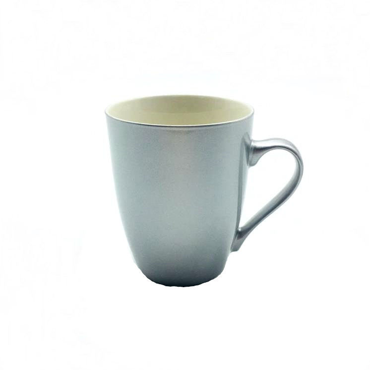 320ml Dia 85mm Ceramic Coffee Mugs With Handle Color Spray Glazed