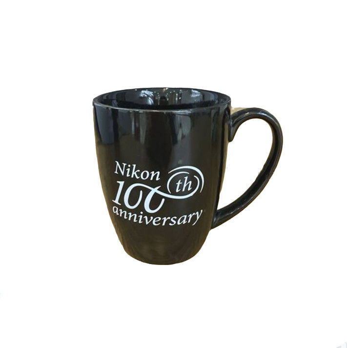 Customized Printing Black Ceramic Espresso Cups With CE approval
