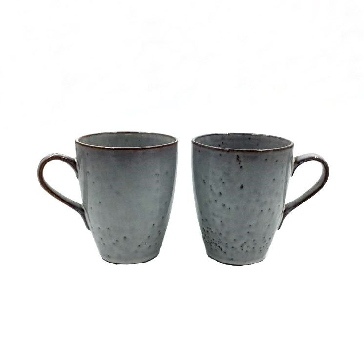 High Temperature Porcelain Nordic Style Reactive Glaze Design Porcelain Coffee  Mug