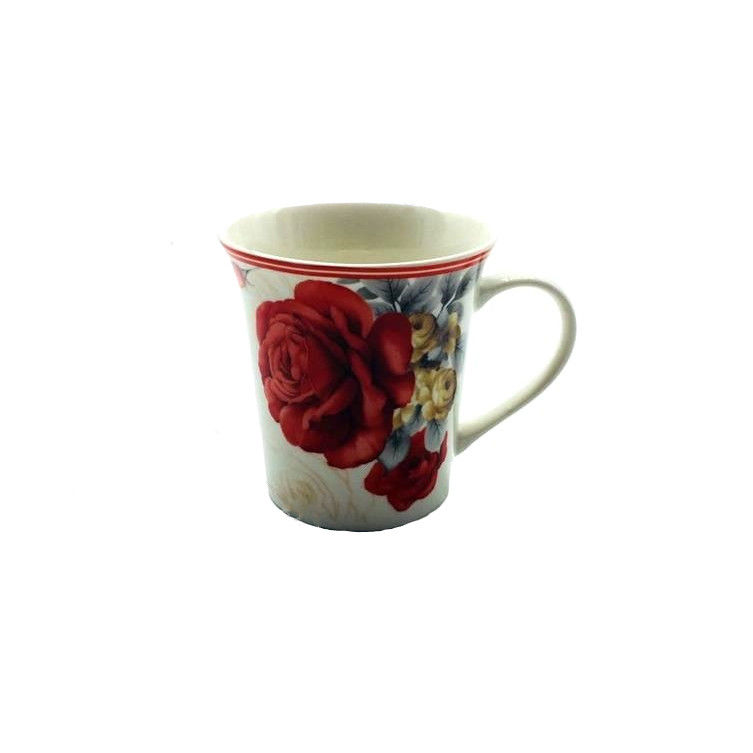LFGB Standard Matte Glazed New Bone China Mugs , 10 Oz Ceramic Coffee Cups
