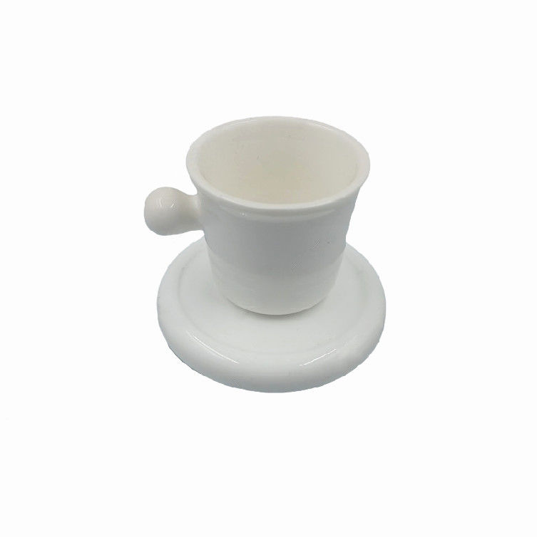 CA65 Standard OEM Service Plain White Ceramic Cup And Saucer Set