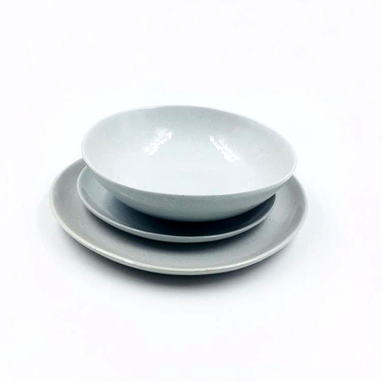 Simple Style SGS Certified Porcelain Dinnerware Set , 3 Pc Dinnerware Set