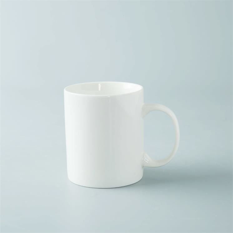290ml Flat White Ceramic Cups