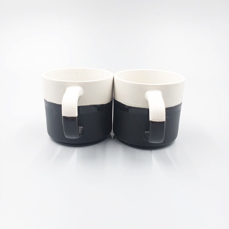 Dishwasher Safe Ceramic Stoneware Mugs , 350ml Coffee Mugs Double Glazed