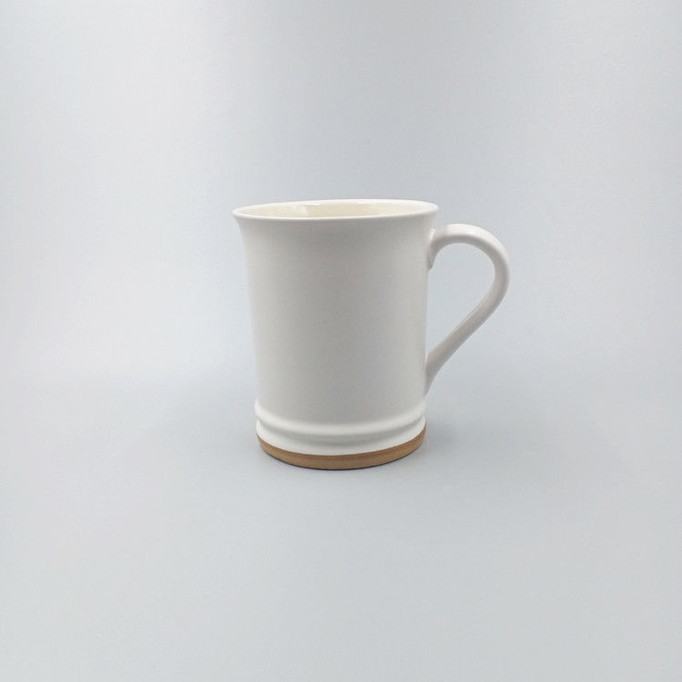 Bright Cup Inside And Glazed Matte Ceramic Coffee Cup Outside