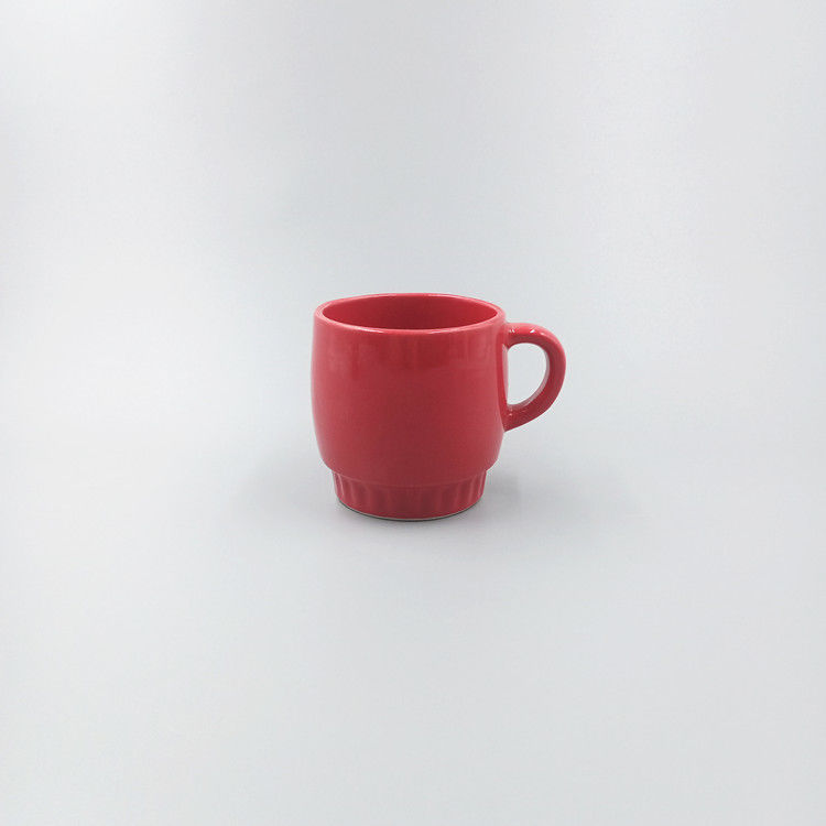 7oz Red Glazed Ceramic Exquisite Modeling Coffee Mug