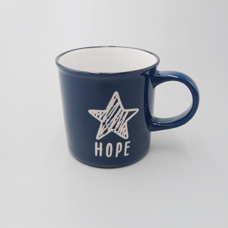 9oz Customized LFGB Approval Ceramic Stoneware Mugs Fully China
